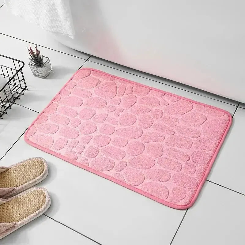 3D Non-Slip Bathroom Mat — Soft, Safe & Stylish Comfort