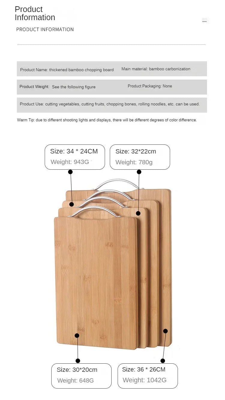 Premium Wooden Cutting Board – Double-Sided & Extra Thick