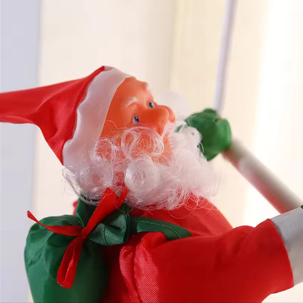Climbing Santa Claus Decoration – Hanging Christmas Doll for Home & Restaurant