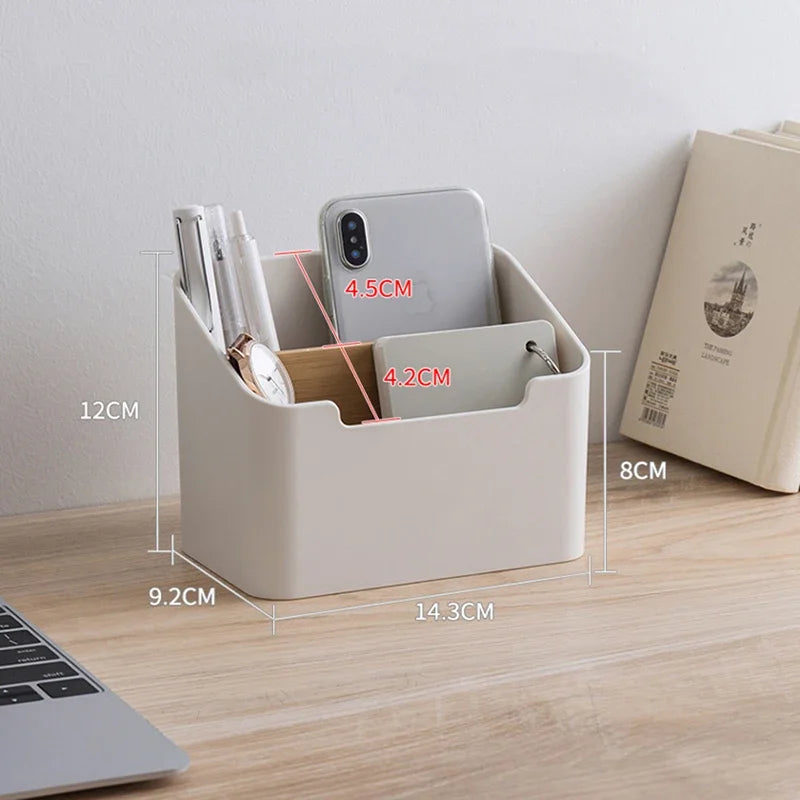 All-in-One Remote Control & Tissue Storage Organizer Box