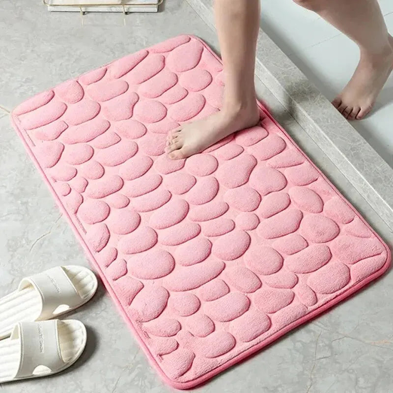 3D Non-Slip Bathroom Mat — Soft, Safe & Stylish Comfort