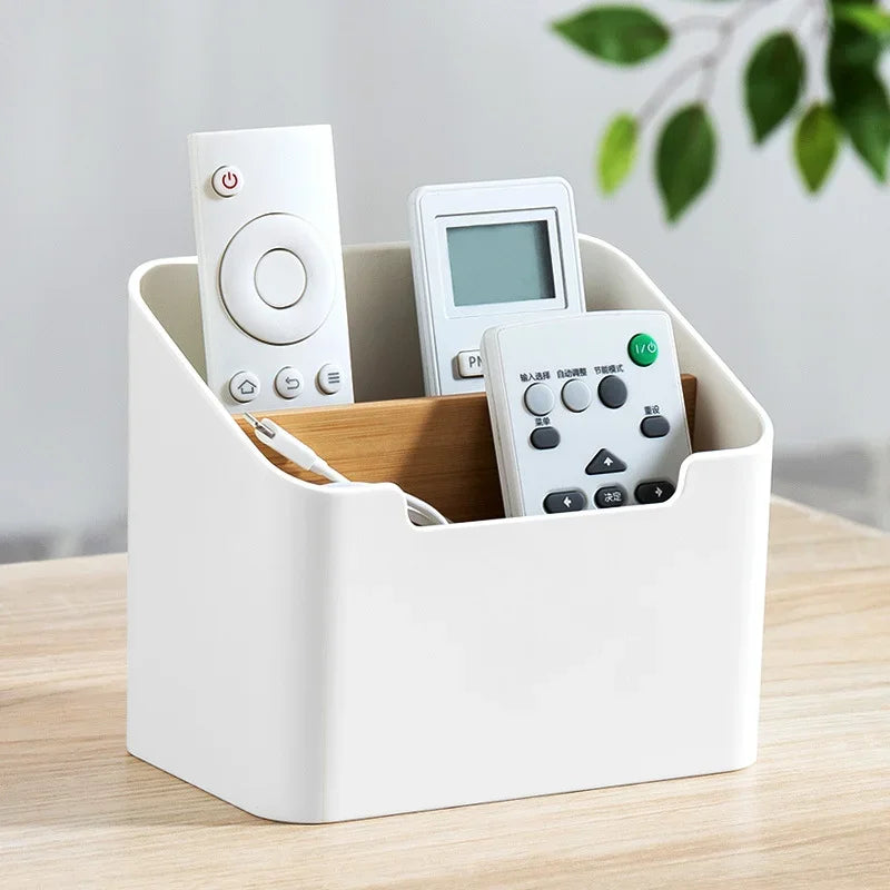 All-in-One Remote Control & Tissue Storage Organizer Box
