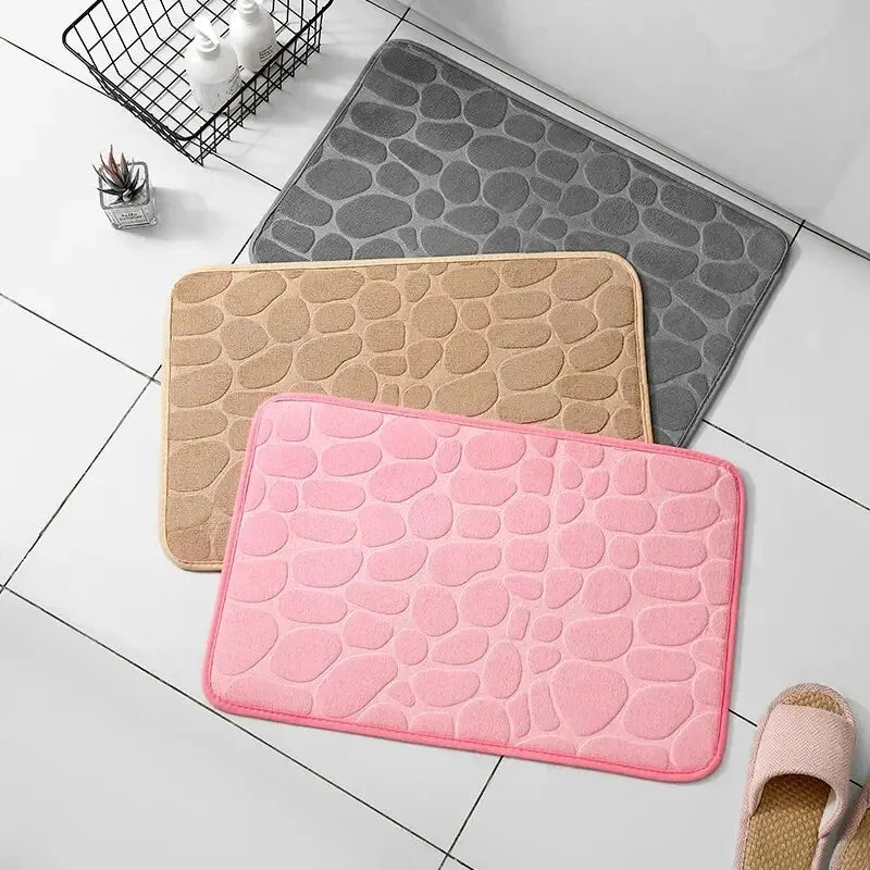 3D Non-Slip Bathroom Mat — Soft, Safe & Stylish Comfort